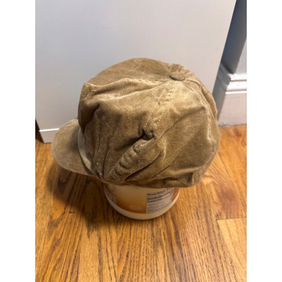 Faded Glory Brown Cotton Newsboy Cap One Size Adjustable - Picture 5 of 7